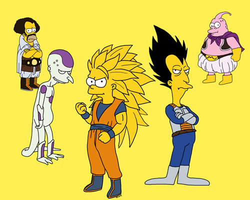 Dragon Ball Z - The Simpsons