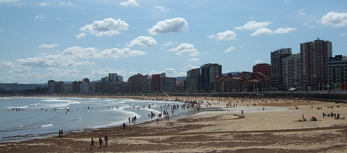 Gijón en verano